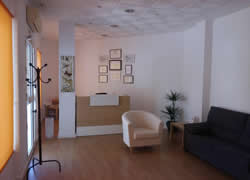 Sala de espera del Centro de Fisioterapia